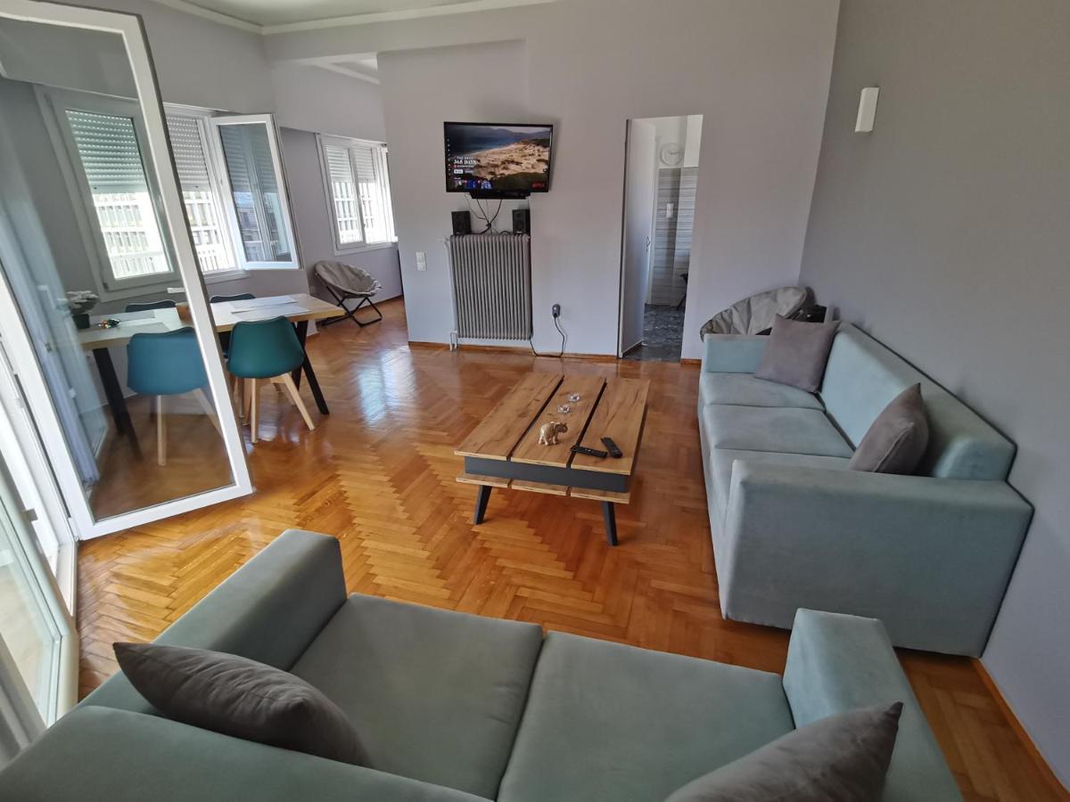 Penthouse Spacious W Super Wifi & Terrace, 2 Min From Metro Atina Dış mekan fotoğraf