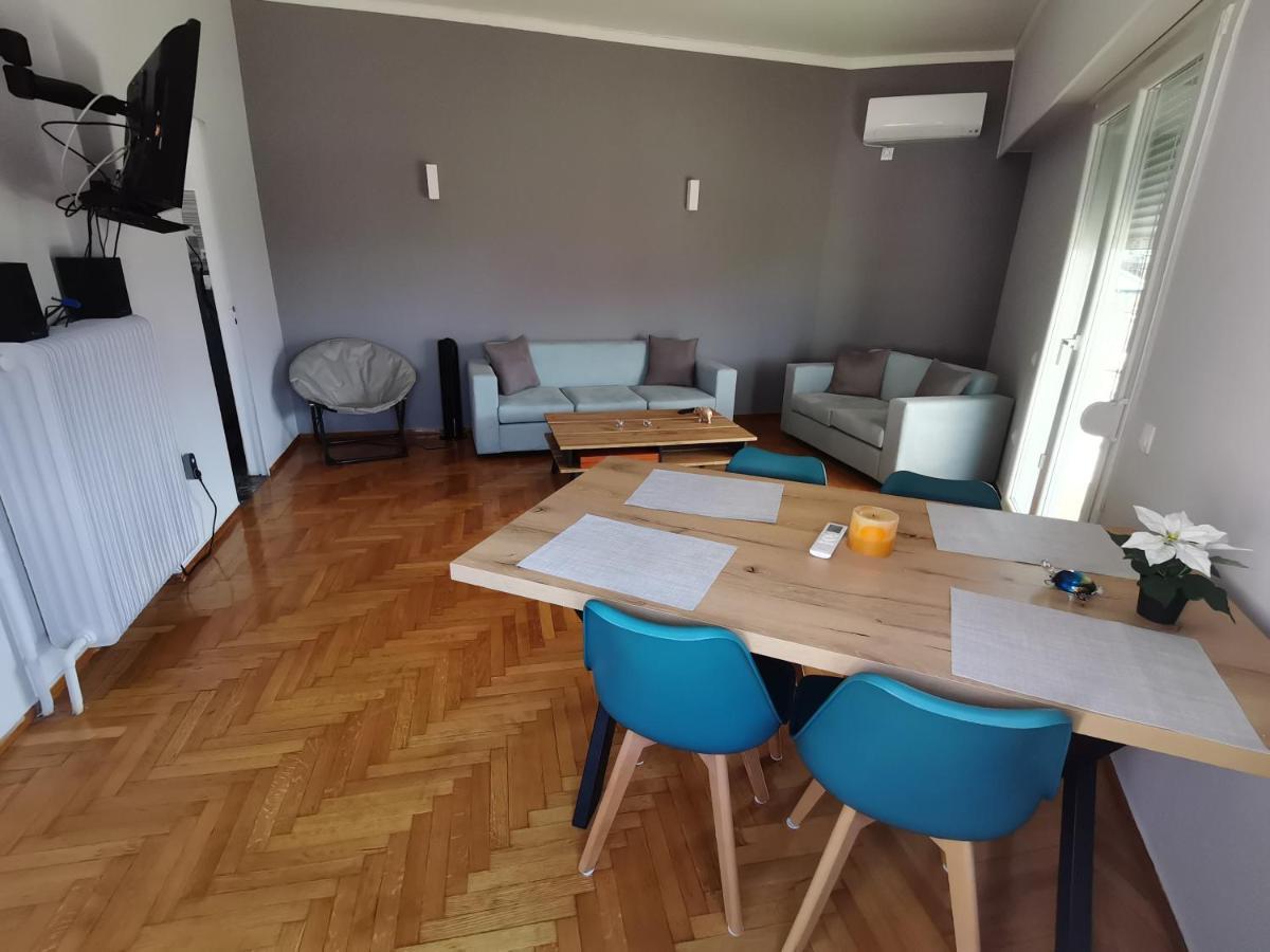 Penthouse Spacious W Super Wifi & Terrace, 2 Min From Metro Atina Dış mekan fotoğraf