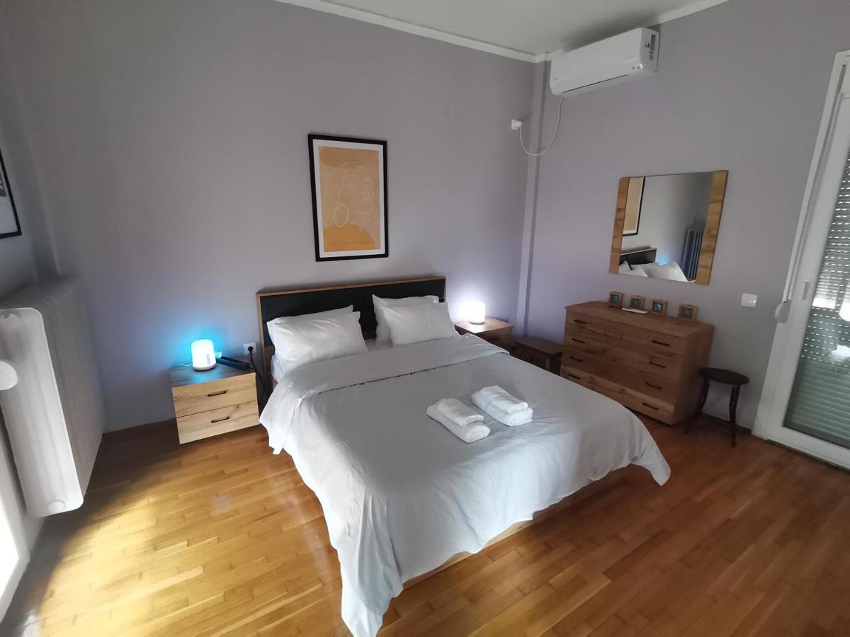 Penthouse Spacious W Super Wifi & Terrace, 2 Min From Metro Atina Dış mekan fotoğraf