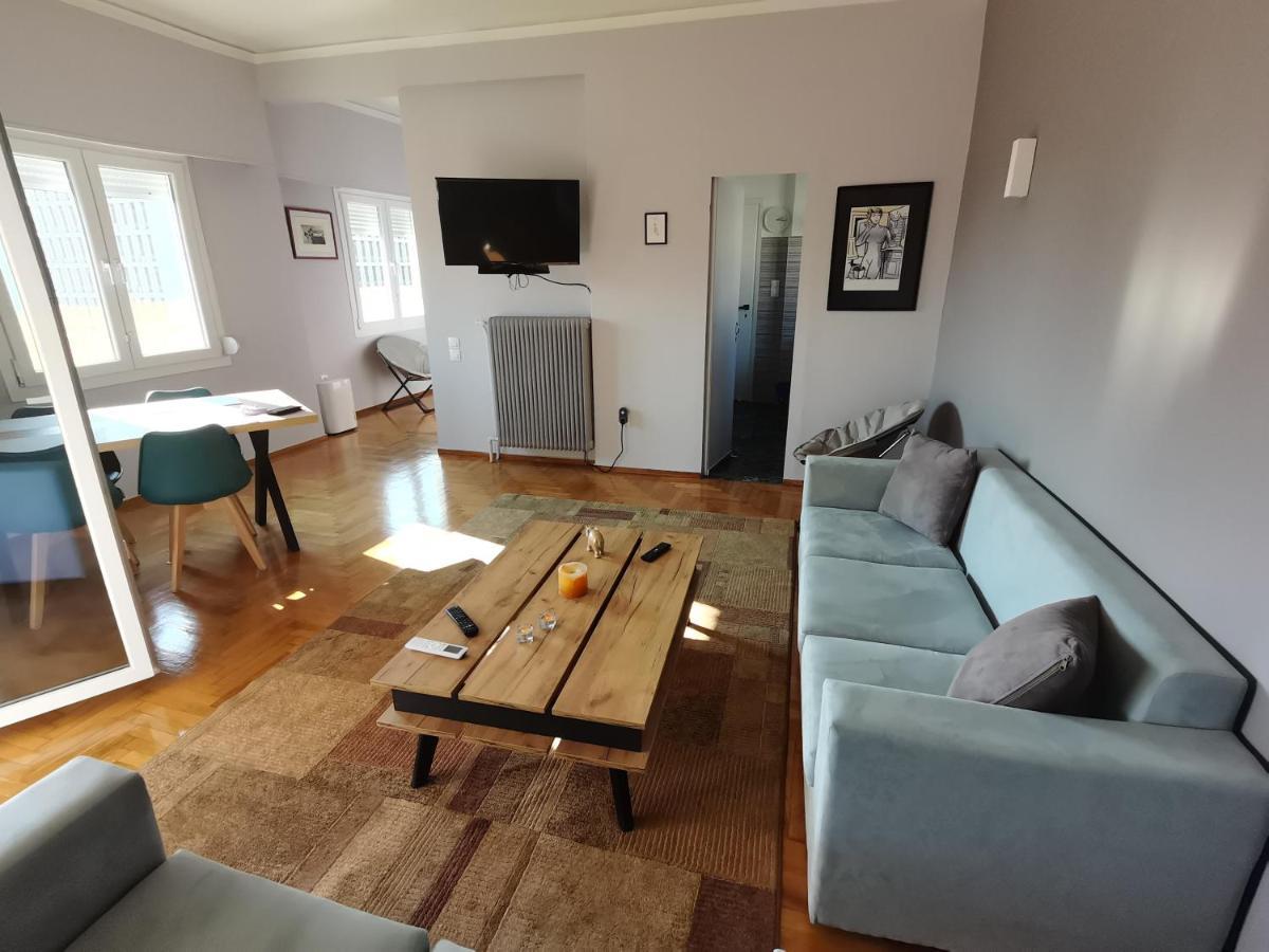 Penthouse Spacious W Super Wifi & Terrace, 2 Min From Metro Atina Dış mekan fotoğraf